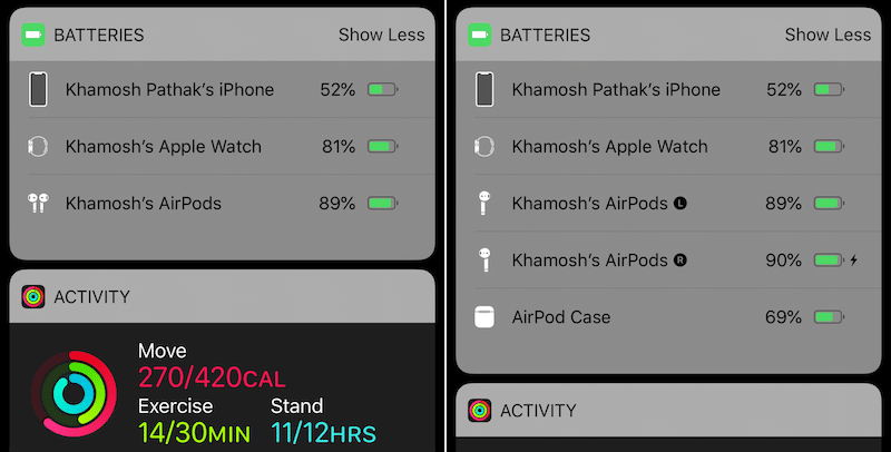 Check-AirPods-Battery-Life-Widget