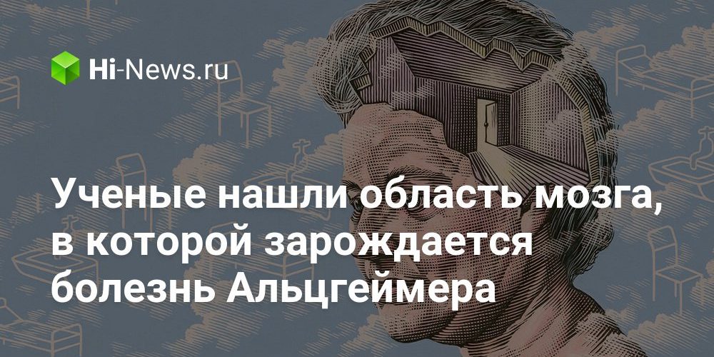 Ученые нашли область мозга, в которой зарождается болезнь Альцгеймера