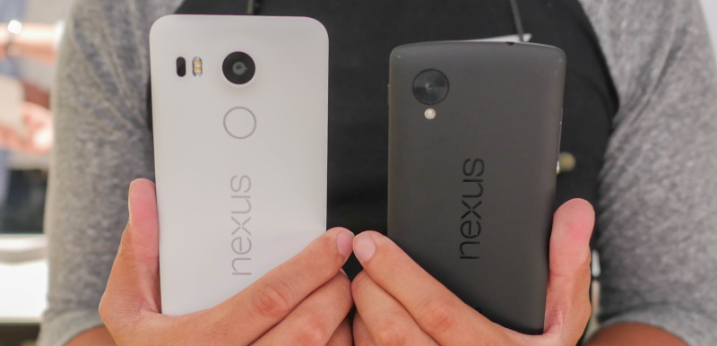 Nexus 5x и Nexus 5