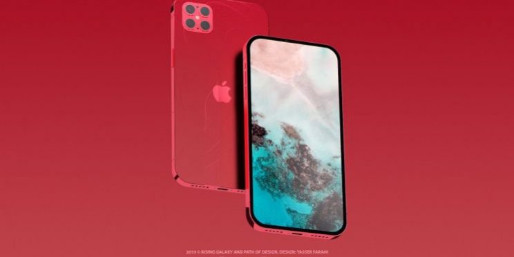 Концепт «iPhone 12 Pro» с четырьмя камерами и дизайном как у iPhone SE
