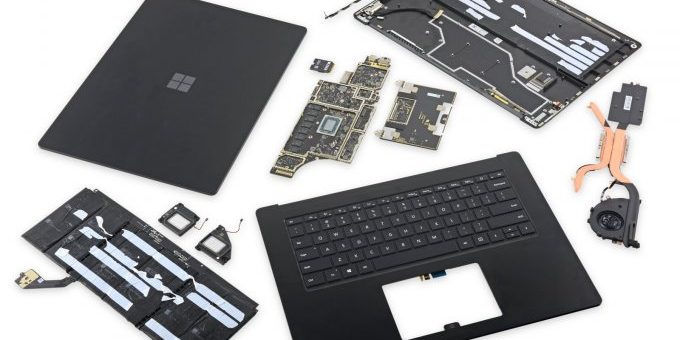 Разбираем на части Surface Laptop 3 (5 фото + видео) » 24Gadget.Ru :: Гаджеты и технологии