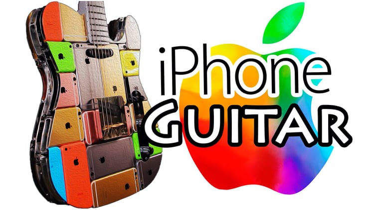 Гитара из 107 корпусов от iPhone