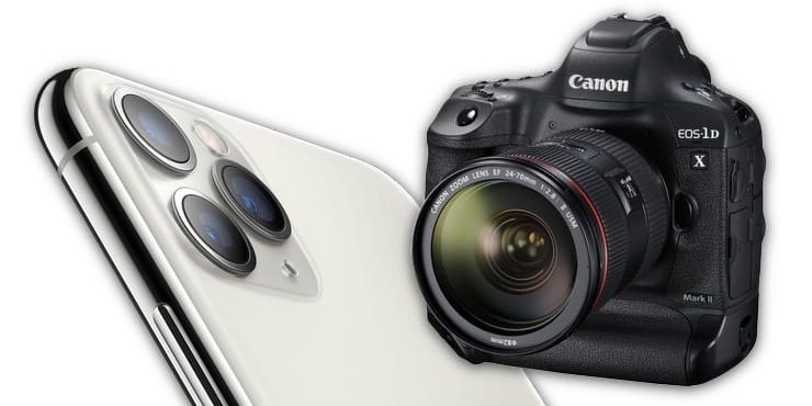 Сравнение фото с камеры iPhone 11 Pro и зеркальной фотокамеры Canon 1DX Mark II за 500 000 рублей
