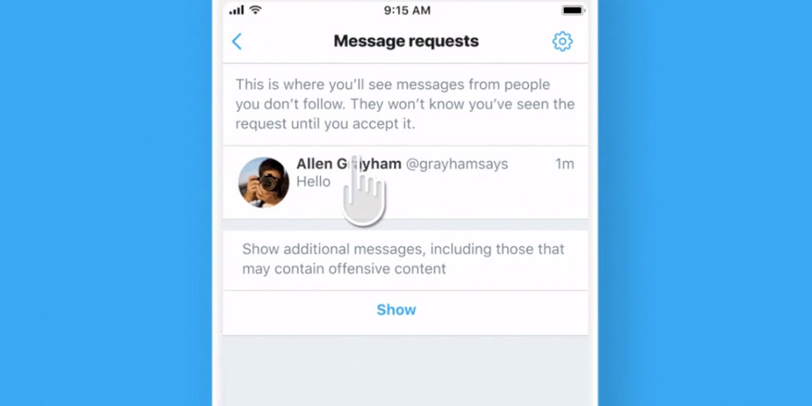 Twitter выпустил фильтр потенциально оскорбительных личных сообщений