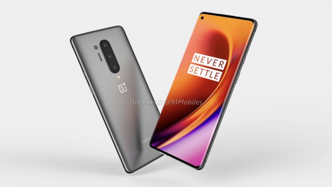 В Сети появились рендеры OnePlus 8 Pro