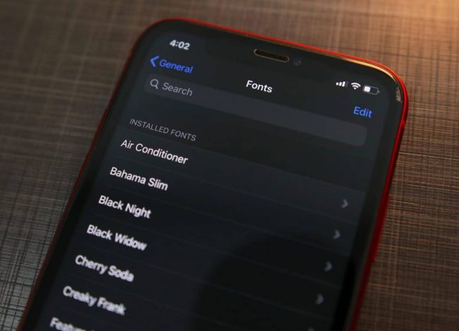 Как добавить и использовать сторонние шрифты на iPhone и iPad