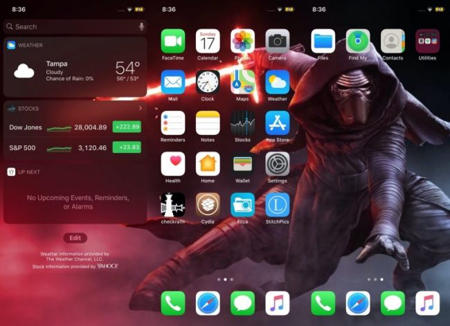 Джейлбрейк-твик Continuity добавит горизонтальные обои на iPhone