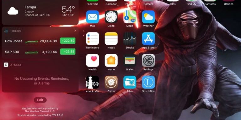 Джейлбрейк-твик Continuity добавит горизонтальные обои на iPhone