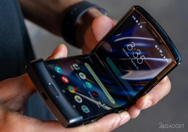 Motorola гарантирует длительную работу сгибаемого экрана RAZR » 24Gadget.Ru :: Гаджеты и технологии