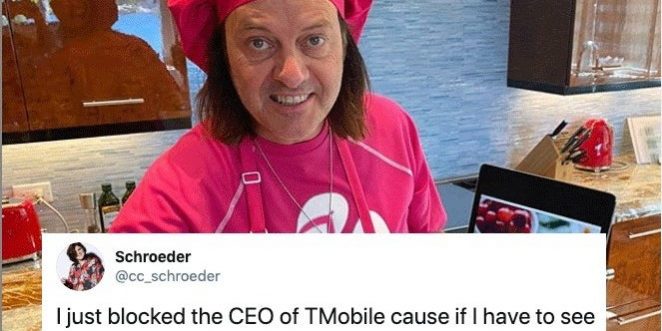 <pre>Генеральный директор T-Mobile Джон Лежер уходит в отставку и не будет продвигать свои собственные твиты
