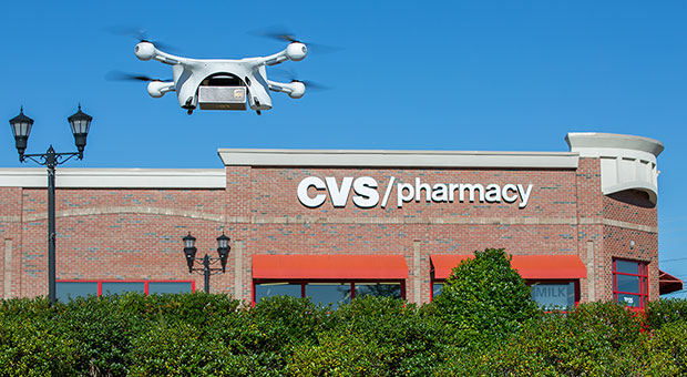  CVS и UPS Drone Доставка рецептурных лекарств 