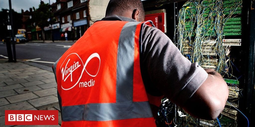 <pre>Virgin Media переключает абонентов телефонной связи с BT на Vodafone