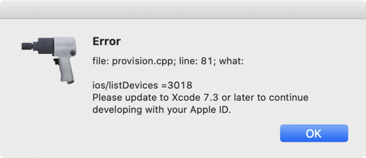 Cydia-Impactor-Error-Xcode-7.3-745×323