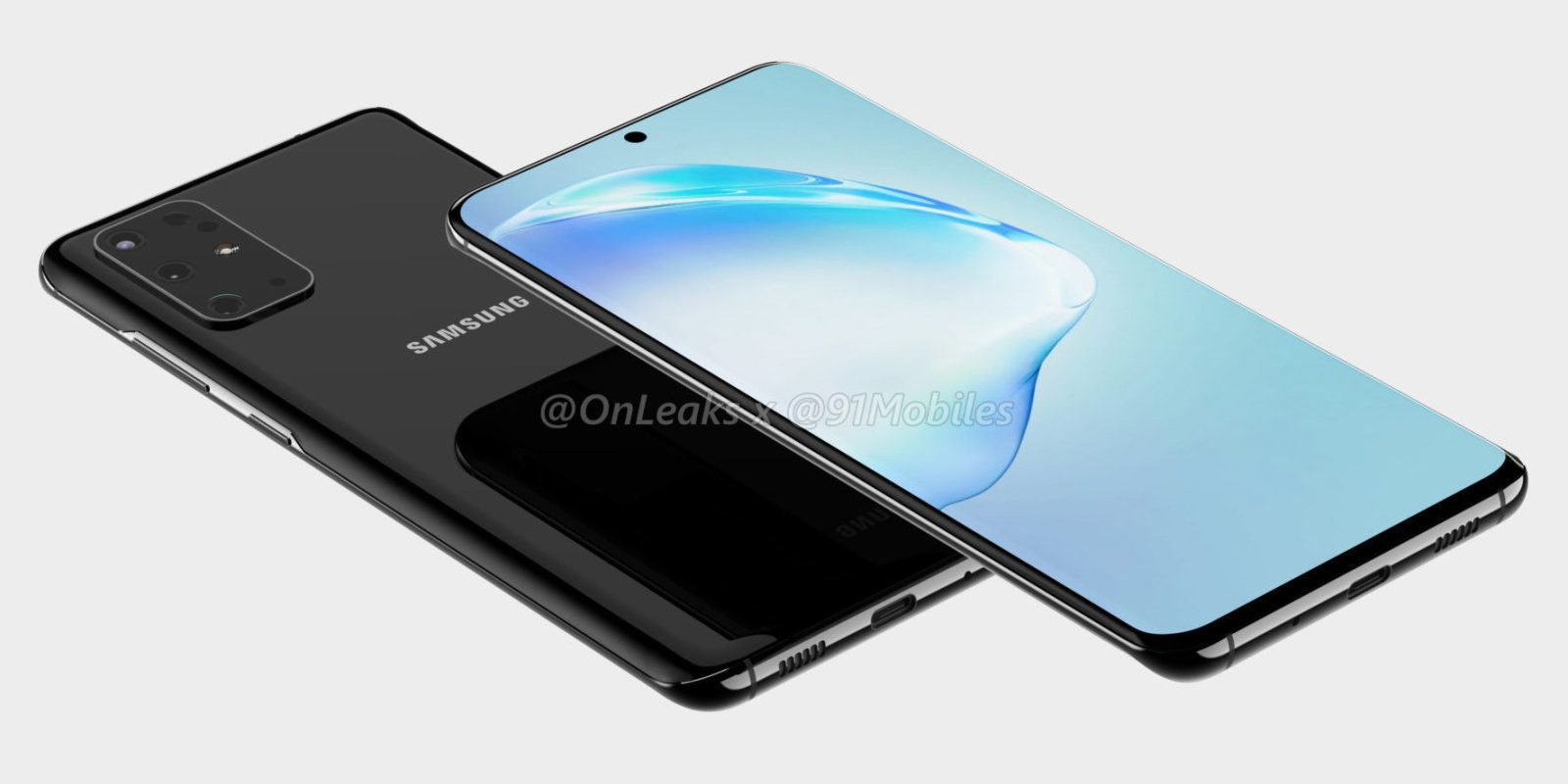 В Сети появился рендер Samsung Galaxy S11 с пятью камерами в два ряда