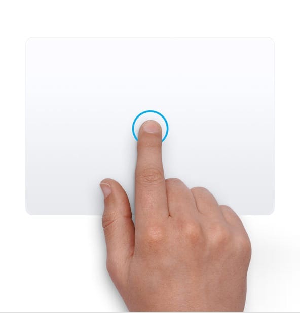 Щелчок нажатием - жесты трекпада в MacBook