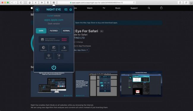 Как добавить Тёмный режим в Safari на Mac для всех сайтов