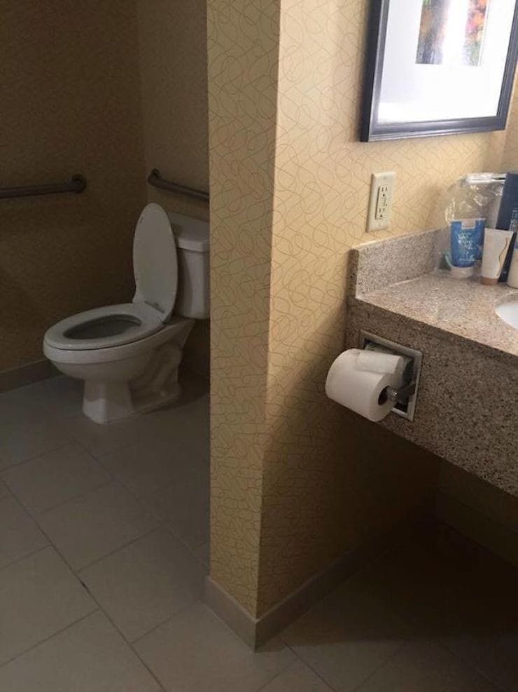 Место для туалетной бумаги