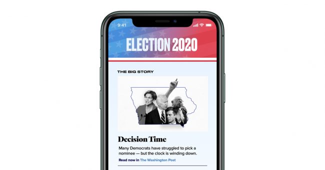 <pre>Apple News запускает специальное освещение президентских выборов 2020 года