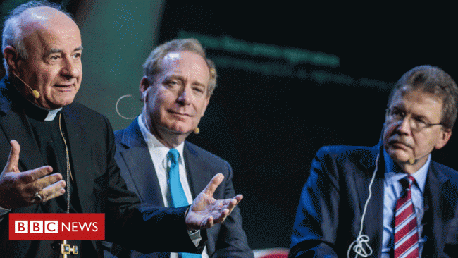 <pre>Этика ИИ поддержана Папой и техническими гигантами в новом плане