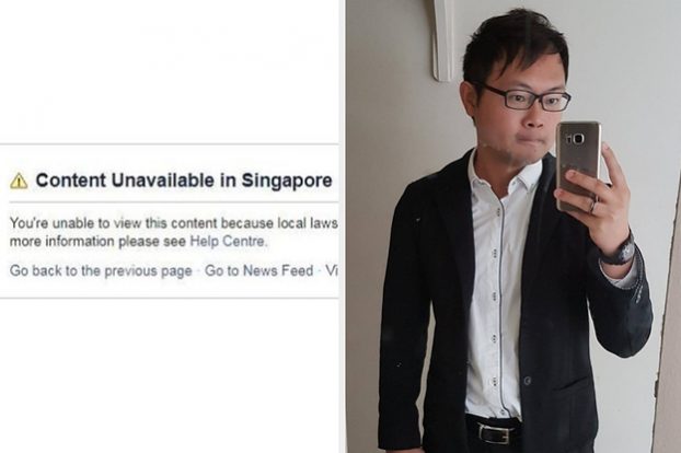 <pre>Facebook блокирует страницу Алекса Тана в соответствии с сингапурским законом о поддельных новостях