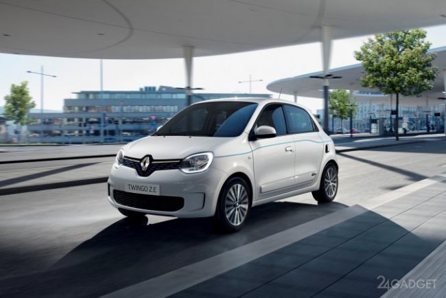 Презентован электромобиль Renault Twingo Z.E с запасом хода 180 км (8 фото) » 24Gadget.Ru :: Гаджеты и технологии