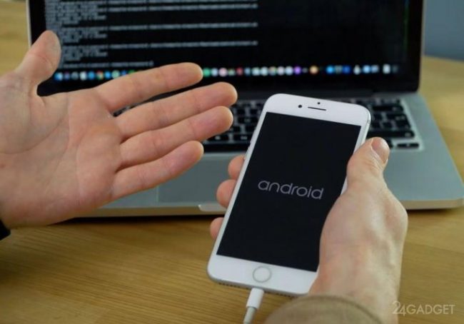 Android смогли установить на iPhone (2 фото + видео) » 24Gadget.Ru :: Гаджеты и технологии