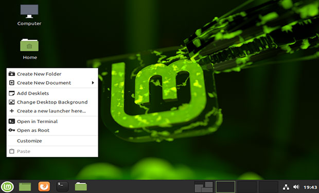  Скриншот Linux Mint Debian 4 