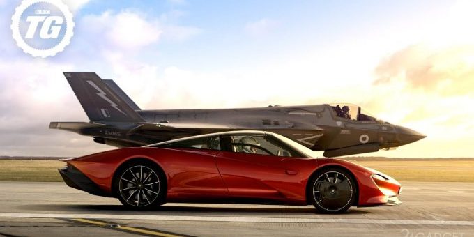 Автомобиль Speedtail посоревновался в скорости с истребителем F-35 (видео) » 24Gadget.Ru :: Гаджеты и технологии