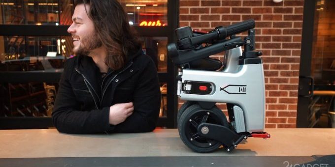 Компактный электробайк HiMo с радиусом поездки 30 км (5 фото + видео) » 24Gadget.Ru :: Гаджеты и технологии