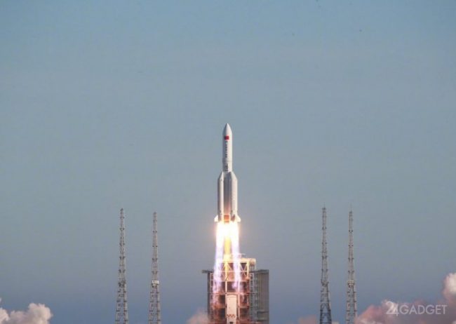 Тяжелая китайская ракета Chang Zheng 5B совершила успешный старт (2 фото + видео) » 24Gadget.Ru :: Гаджеты и технологии