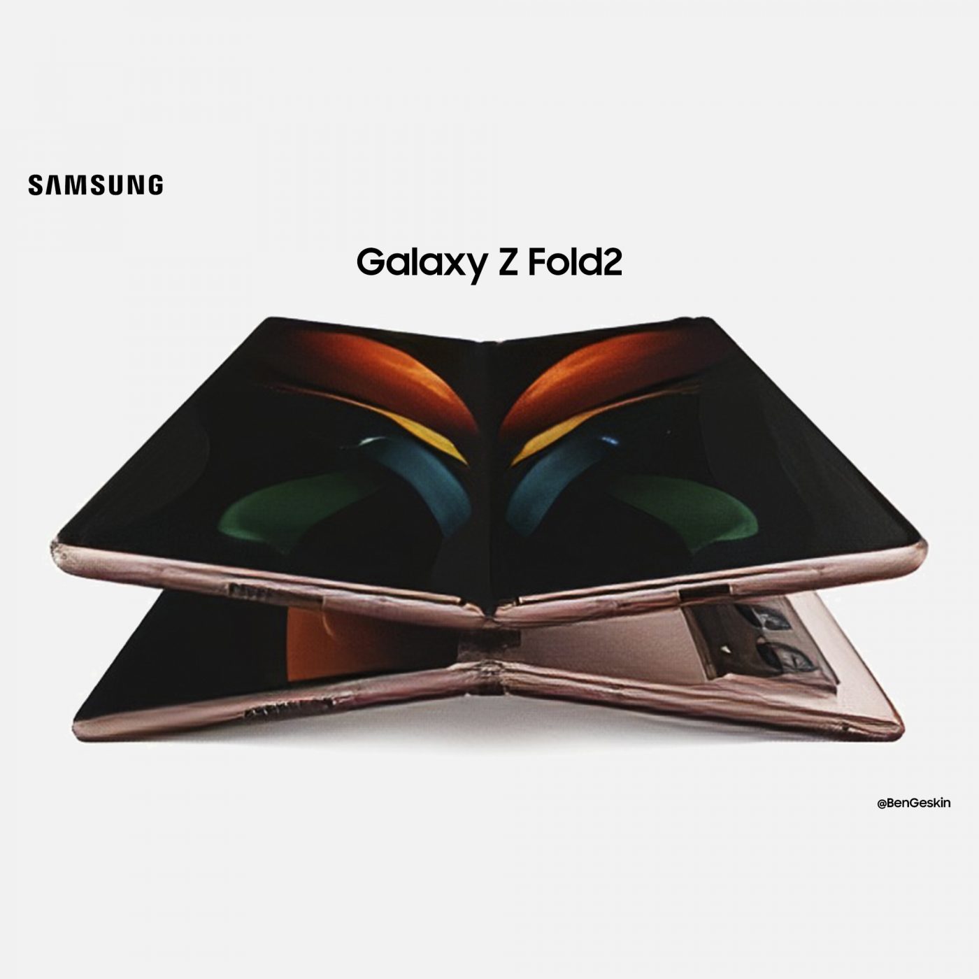 Инсайдеры показали Samsung Galaxy Z Fold 2 на рендерах