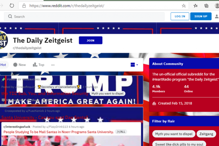 <pre>Хакеры портят Reddit сообщениями в поддержку Трампа