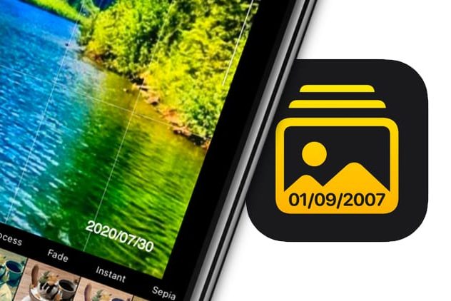 Как поставить дату и время на фото в iPhone