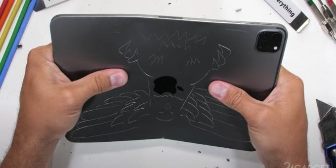 Планшет iPad Pro 2020 испытан на прочность (видео) » 24Gadget.Ru :: Гаджеты и технологии