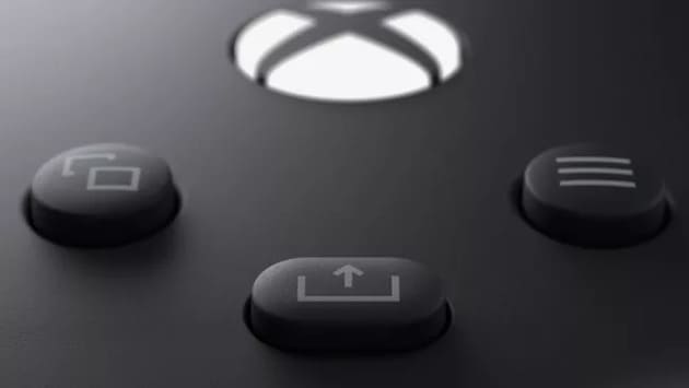 Кнопки консоли Xbox Series S