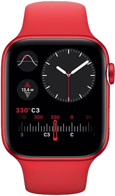 Высотомер в Apple Watch