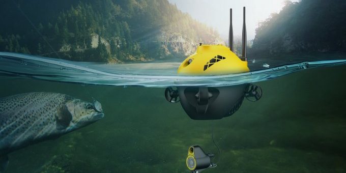 Дрон Chasing F1 позволит рыбакам отслеживать добычу под водой (3 фото + видео) » 24Gadget.Ru :: Гаджеты и технологии