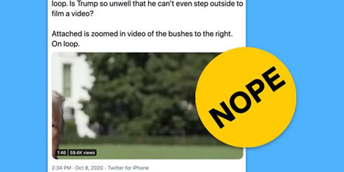 <pre>Нет, это видео Трампа не имеет зеленого экрана