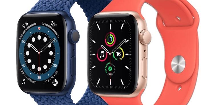 Сравнение Apple Watch Series 6 и Apple Watch SE: есть ли смысл покупать флагманские часы?