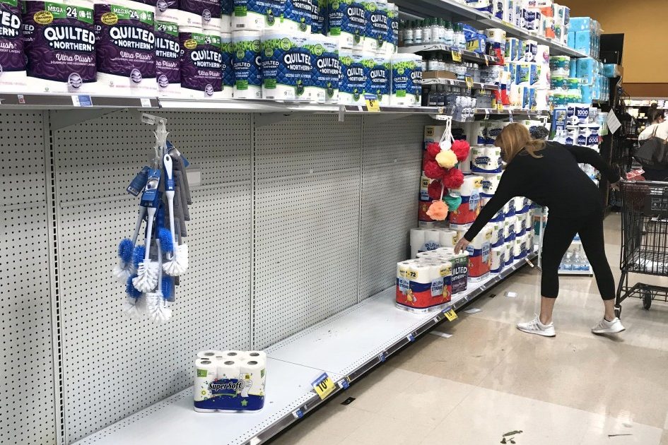 <pre>Туалетная бумага снова распродается, но цепочка поставок в порядке