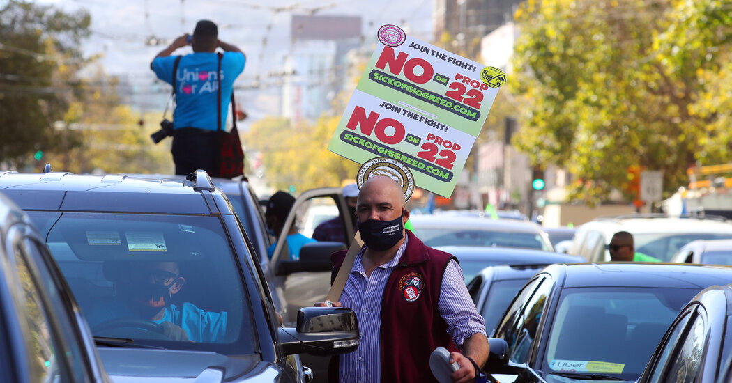 <pre>Водители Uber и Lyft в Калифорнии останутся независимыми