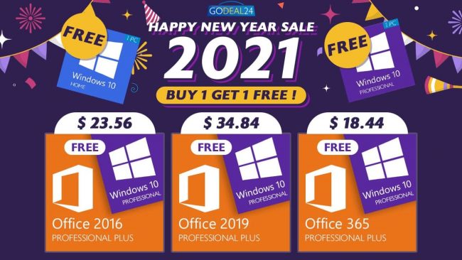 CD-ключ Office за $18,44 и Windows 10 бесплатно