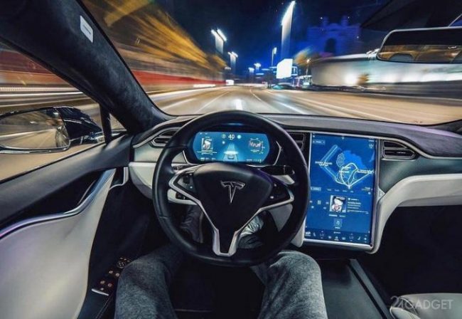 Мир «глазами» автопилота Tesla (видео) » 24Gadget.Ru :: Гаджеты и технологии