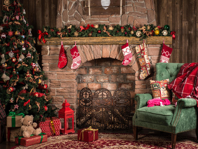 <pre>Масштабирование фонов: рождественское настроение, зимние сцены и праздничные огни