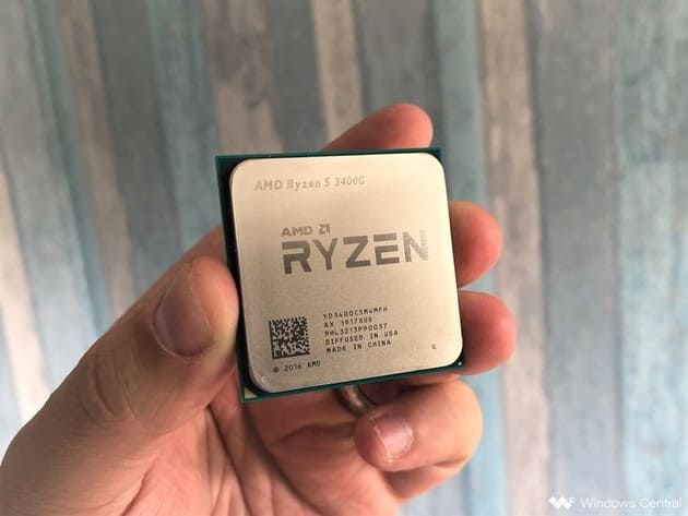 Чип AMD Ryzen 5 3400G