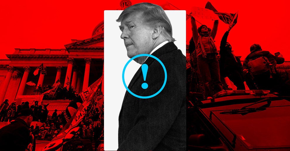 <pre>Президент Трамп только что использовал социальные сети для попытки государственного переворота