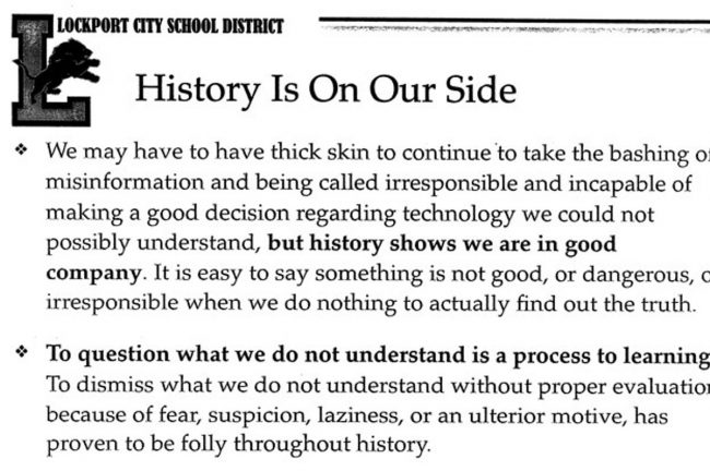 <pre>Школьный округ Нью-Йорка Локпорт откажется от использования спорных технологий