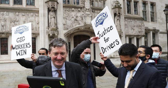 <pre>Хилтцик: Великобритания понимает, что водители Uber - это сотрудники