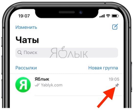 Как закрепить и открепить чат в WhatsApp