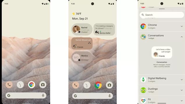 Функции Android 12